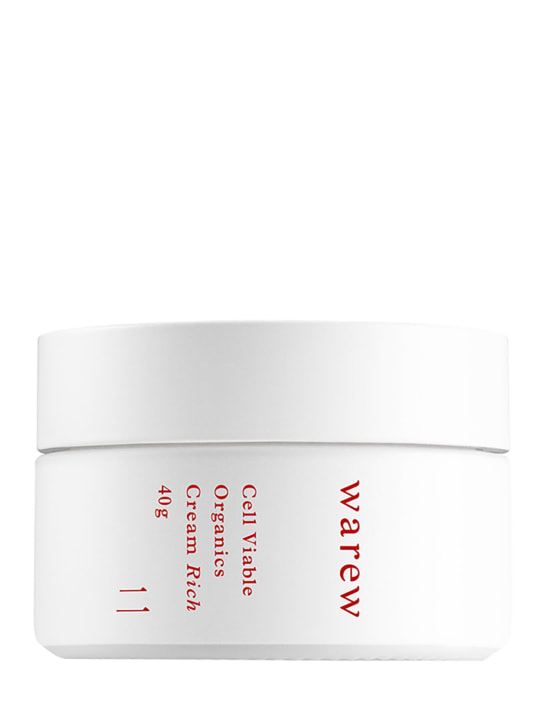 warew: 40gr Cream Rich moisturizer - Transparent - beauty-men_0 | Luisa Via Roma
