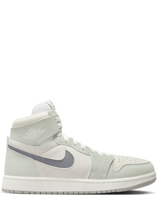 Nike: Air Jordan 1 Zoom CMFT 2 sneakers - White/Grey - men_0 | Luisa Via Roma