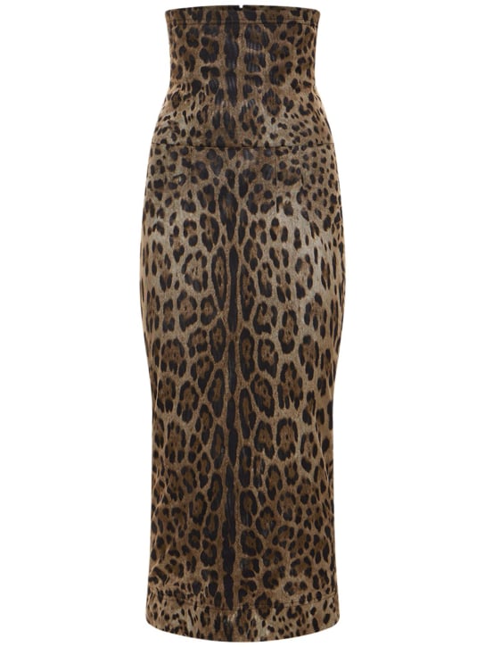 Dolce&Gabbana: LVR Exclusive - Jupe taille haute en tulle - Multicolore - women_0 | Luisa Via Roma