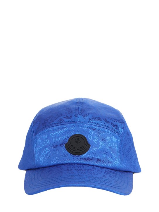 Moncler Genius: Moncler x Adidas尼龙棒球帽 - Shiny Blue - men_0 | Luisa Via Roma