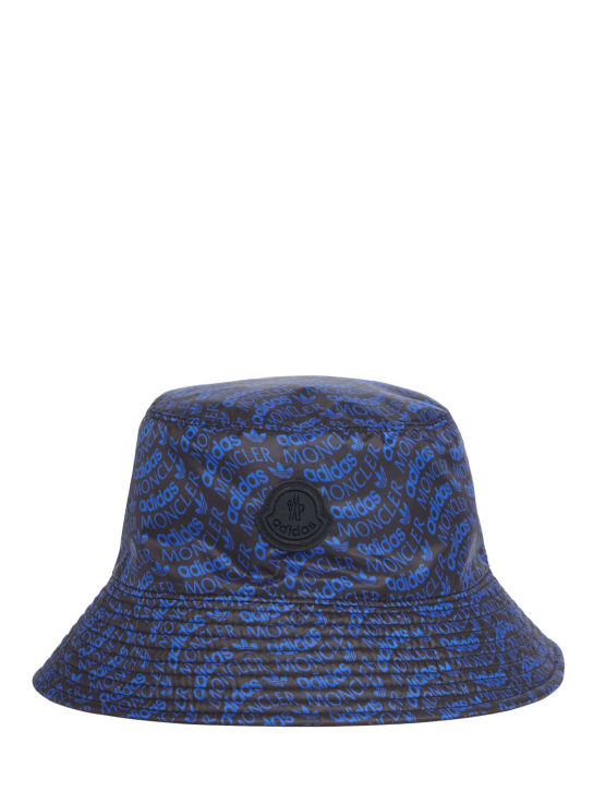 Moncler Genius: Moncler x Adidas科技织物渔夫帽 - 黑色/蓝色 - men_1 | Luisa Via Roma