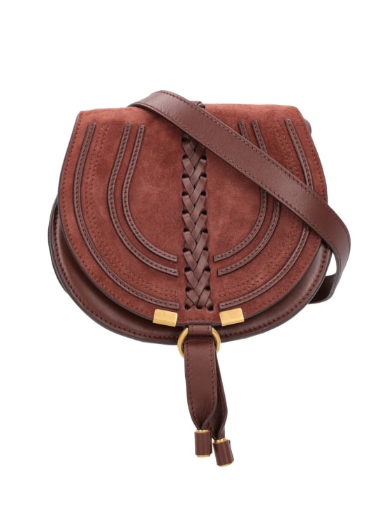 Chloé: Small Marcie leather shoulder bag - women_0 | Luisa Via Roma