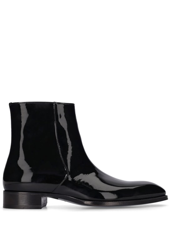 Tom Ford: LVR Exclusive formal ankle boots - Black - men_0 | Luisa Via Roma