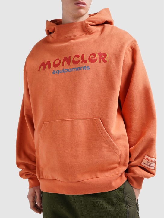 Moncler Genius: Moncler x Salehe Bembury コットンフーディー - オートミール - men_1 | Luisa Via Roma