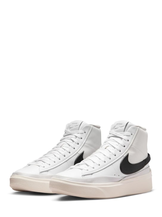 Nike: Sneakers „Blazer Phantom Mid“ - Weiß/Schwarz - women_1 | Luisa Via Roma