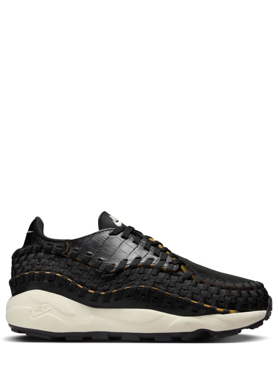 Nike: Sneakers Air Footscape Woven - Negro/Marfil - women_0 | Luisa Via Roma