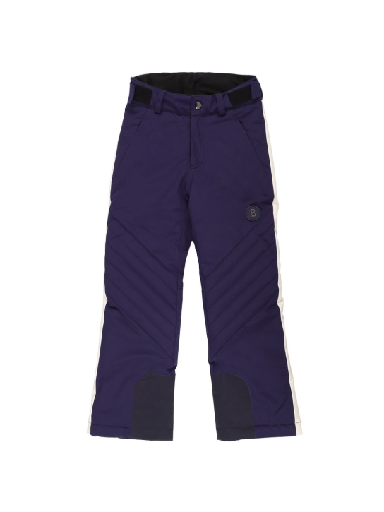 Bogner: Padded nylon ski pants - Navy - kids-boys_0 | Luisa Via Roma