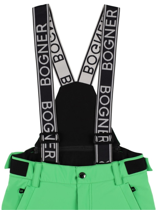 Bogner: Pantalones acolchados de esquí de nylon - Verde - kids-boys_1 | Luisa Via Roma