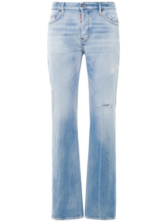Dsquared2: Roadie stretch denim jeans - Blue - men_0 | Luisa Via Roma