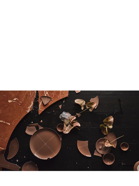 Serax: Set of 2 28cm medium Sienna Zuma plates - Kahverengi - ecraft_1 | Luisa Via Roma