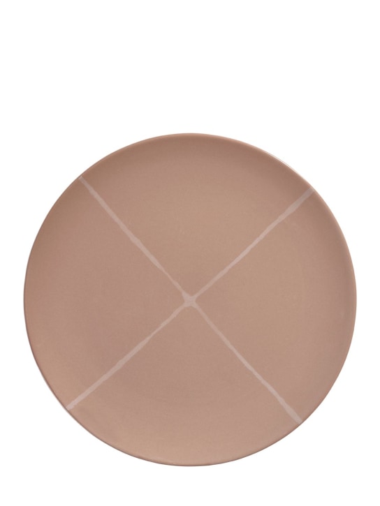Serax: Set of 2 28cm medium Sienna Zuma plates - Brown - ecraft_0 | Luisa Via Roma