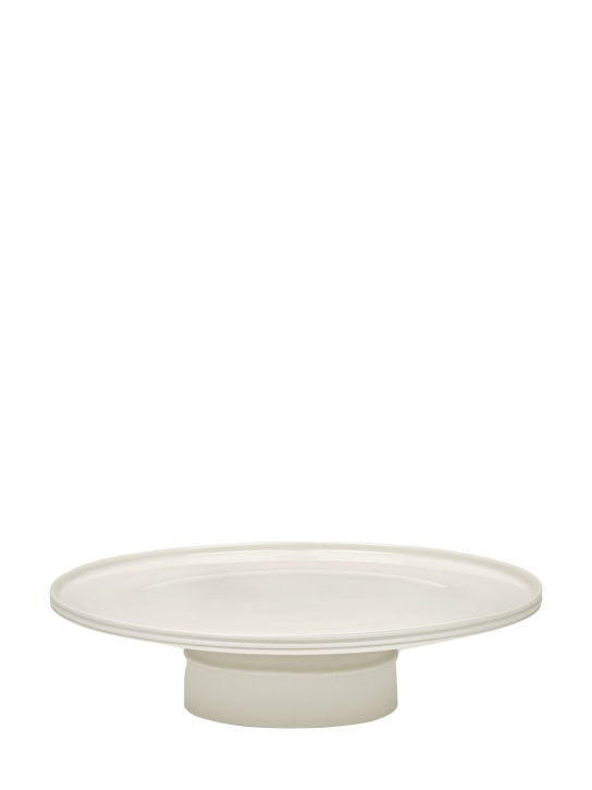 Serax: 33cm Alabaster Dune cake stand - White - ecraft_3 | Luisa Via Roma