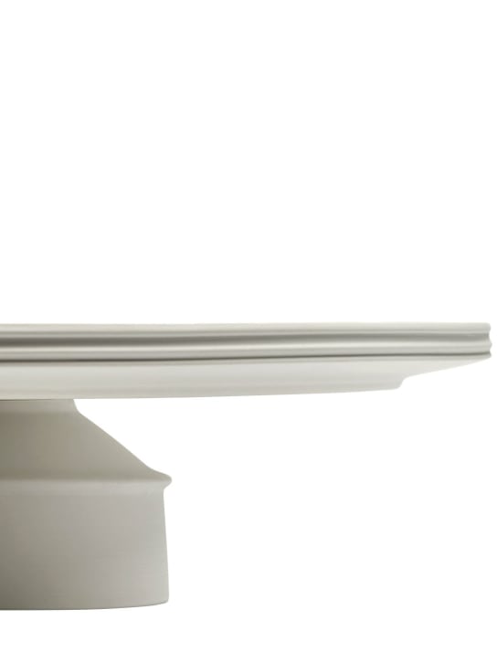 Serax: 33cm Alabaster Dune cake stand - White - ecraft_2 | Luisa Via Roma
