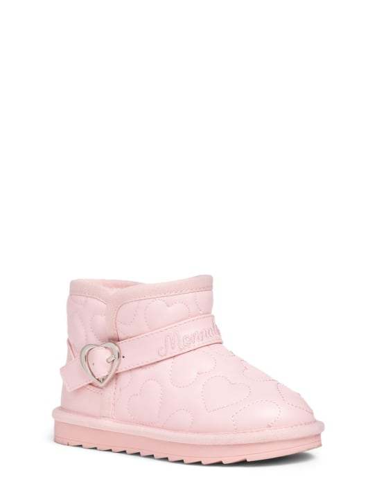 Monnalisa: 人工レザーブーツ - ピンク - kids-girls_1 | Luisa Via Roma