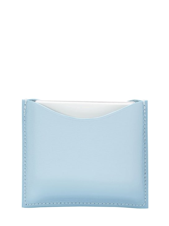 La Bouche Rouge Paris: Refillable Fine Leather Compact Case - Blue - beauty-women_0 | Luisa Via Roma