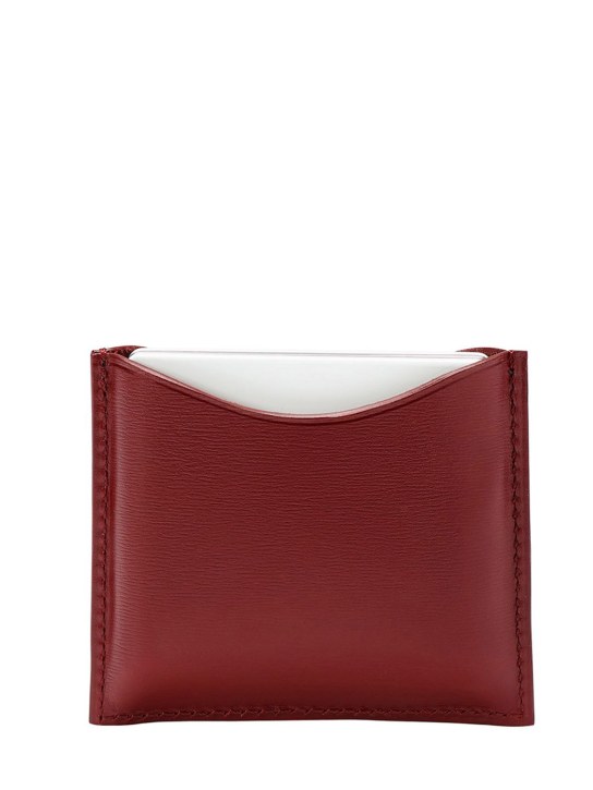 La Bouche Rouge Paris: Refillable Fine Leather Compact Case - Chocolate - beauty-women_0 | Luisa Via Roma