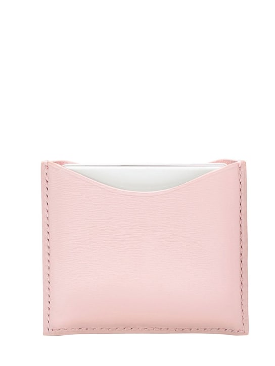 La Bouche Rouge Paris: Refillable Fine Leather Compact Case - Pink - beauty-women_0 | Luisa Via Roma