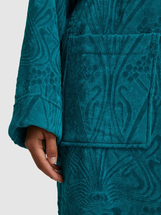 Liberty: Ianthe bathrobe - Blue - ecraft_3 | Luisa Via Roma
