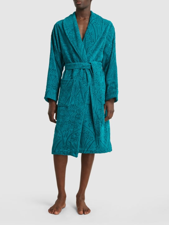 Liberty: Ianthe bathrobe - Blue - ecraft_2 | Luisa Via Roma
