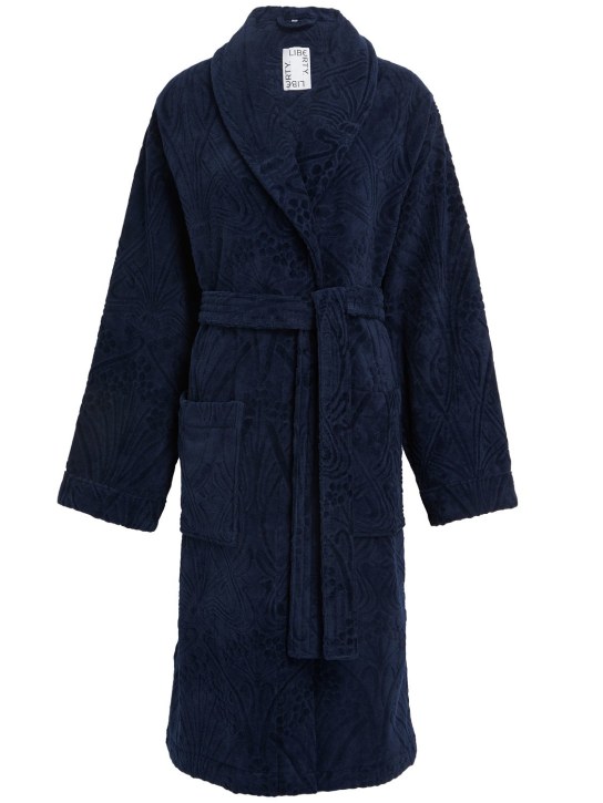 Liberty: Ianthe bathrobe - Blue - ecraft_0 | Luisa Via Roma