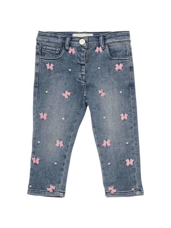 Embroidered on sale stretch jeans