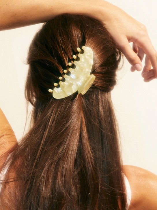 Salt&wave: Pince à cheveux en acétate de cellulose bio Moon - Lemon Quartz - beauty-women_1 | Luisa Via Roma