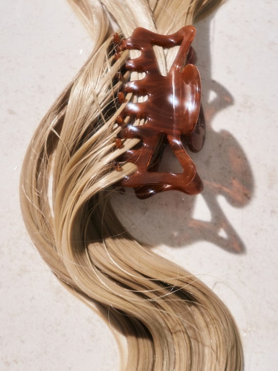 Salt&wave: Scorpio bio cellulose acetate hair clip - Oak - beauty-women_1 | Luisa Via Roma