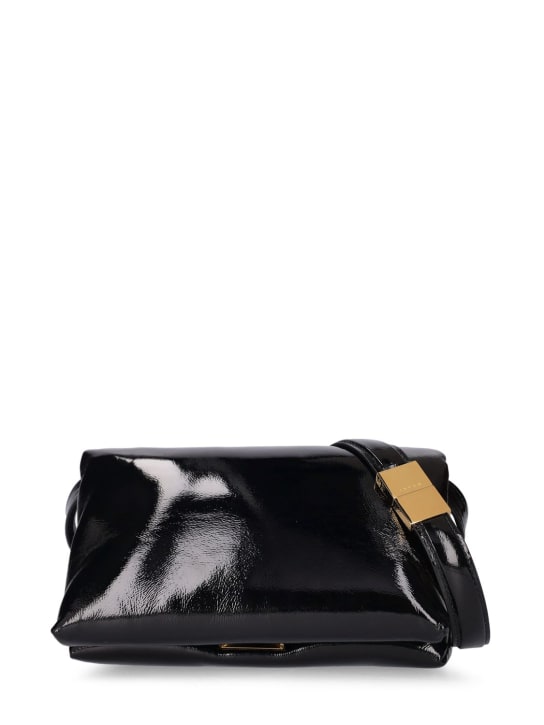 Marni: Small Prisma faux patent leather bag - women_0 | Luisa Via Roma