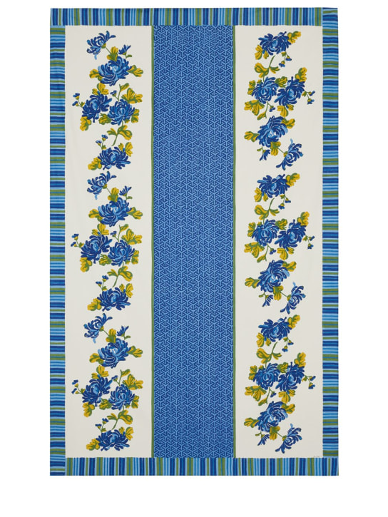 LISA CORTI: Vienna tablecloth - Blue - ecraft_0 | Luisa Via Roma