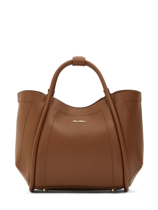 Max Mara: XS Marin leather top handle bag - women_0 | Luisa Via Roma