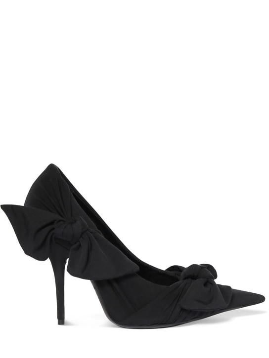 Balenciaga: Zapatos de tacón con detalles de nudos 110mm - Negro - women_0 | Luisa Via Roma