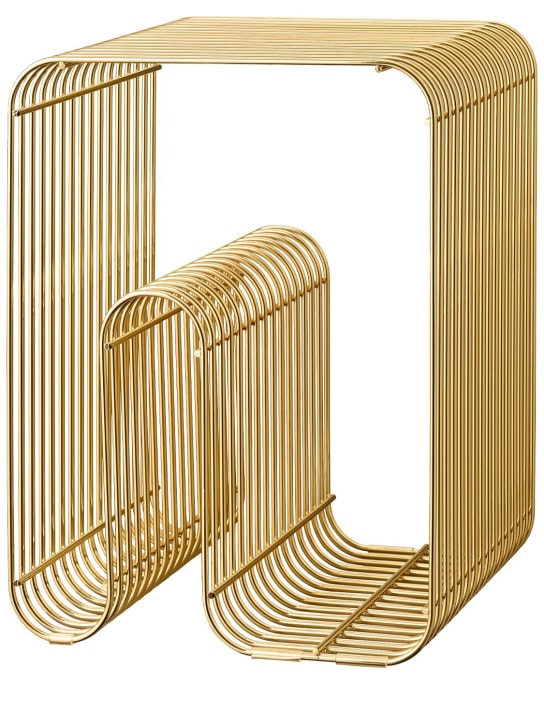 Aytm: Curva stool - Gold - ecraft_5 | Luisa Via Roma