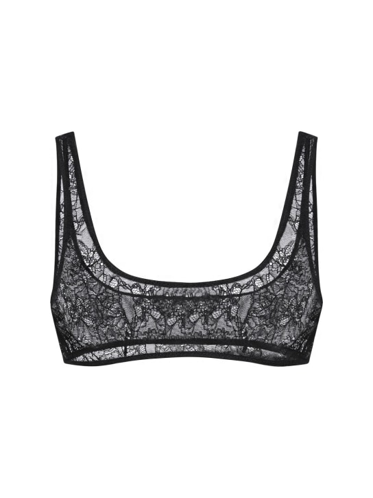 Bralette Dsquared2 con fascia elastica logata donna