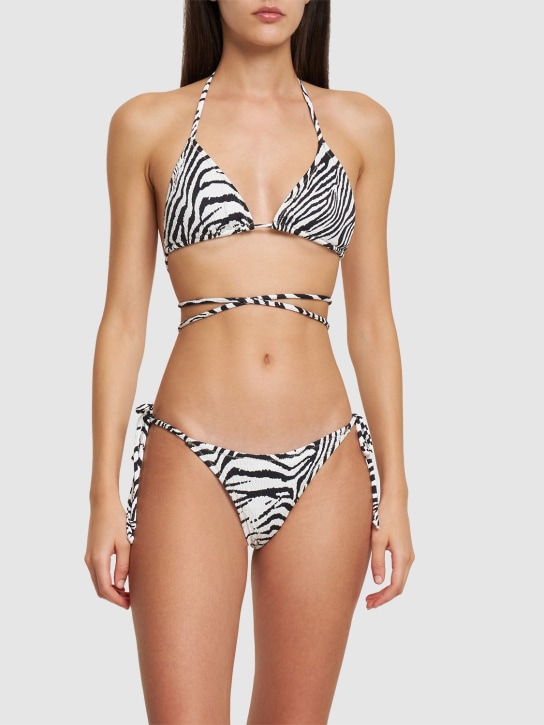 Reina Olga: Miami printed bikini triangle - Renkli - women_1 | Luisa Via Roma