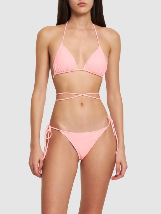 Reina Olga: Miami solid triangle bikini - Pink - women_1 | Luisa Via Roma