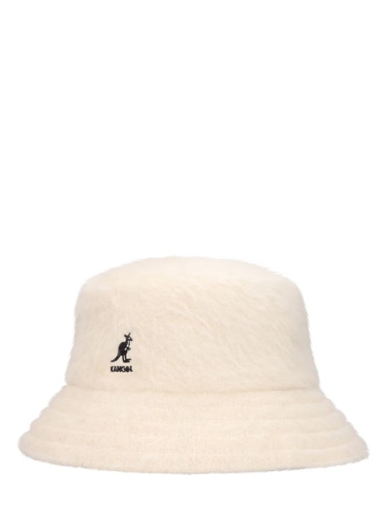 Kangol: Furgora Casual angora blend bucket hat - Ivory - men_1 | Luisa Via Roma