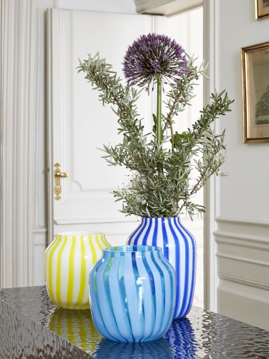 HAY: Vase en verre - Bleu - ecraft_1 | Luisa Via Roma
