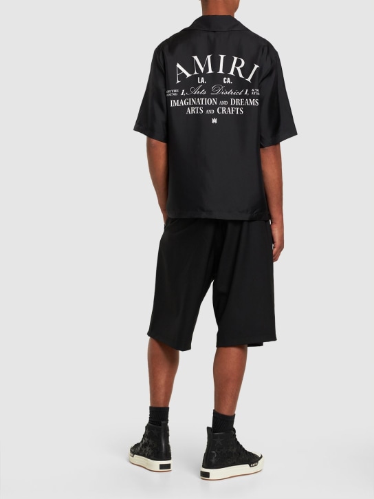 Amiri: Amiri arts district silk shirt - men_1 | Luisa Via Roma