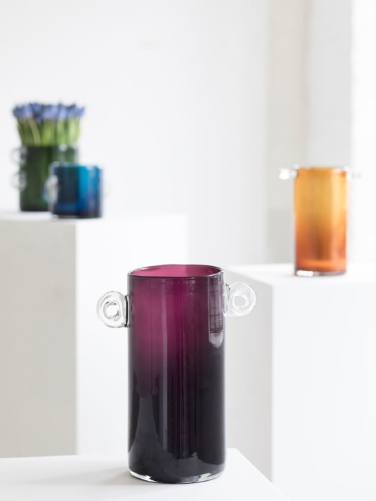 Serax: 24cm Aubergine Wind & Fire vase - Purple - ecraft_1 | Luisa Via Roma