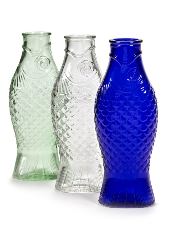 Serax: Transparent green Fish & Fish vase - Green - ecraft_3 | Luisa Via Roma