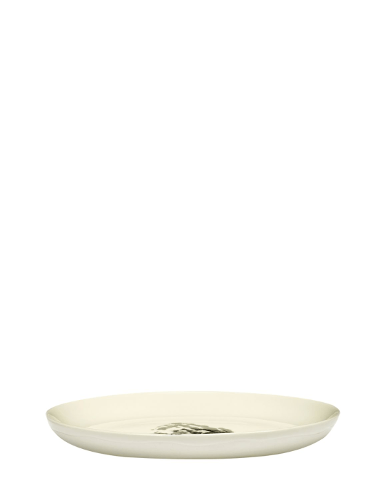 Serax: Set of 2 19cm Feast black & white plates - White - ecraft_2 | Luisa Via Roma