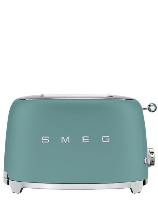 Smeg: 2x2 toaster - Green - ecraft_0 | Luisa Via Roma