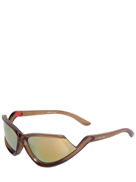 Balenciaga: 0289S Side Xpander cat sunglasses - Brown - women_1 | Luisa Via Roma