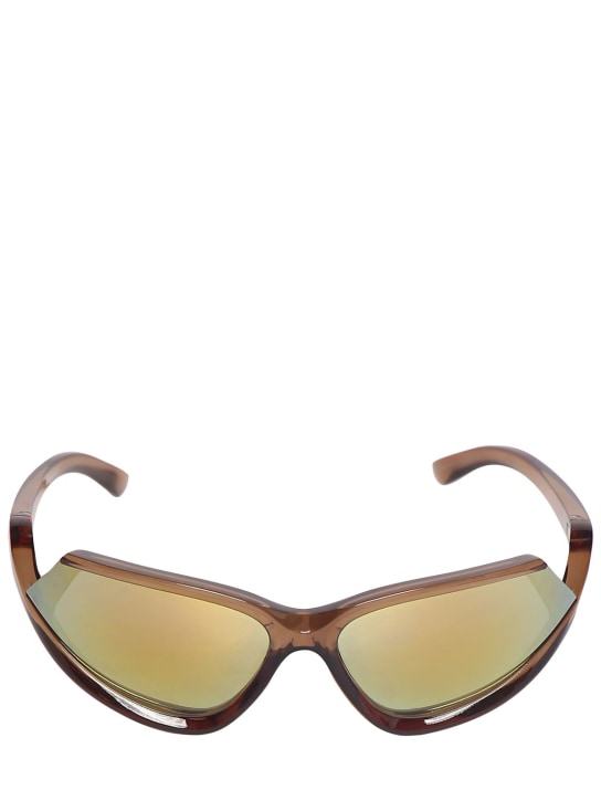Balenciaga: 0289S Side Xpander cat sunglasses - Brown - women_0 | Luisa Via Roma