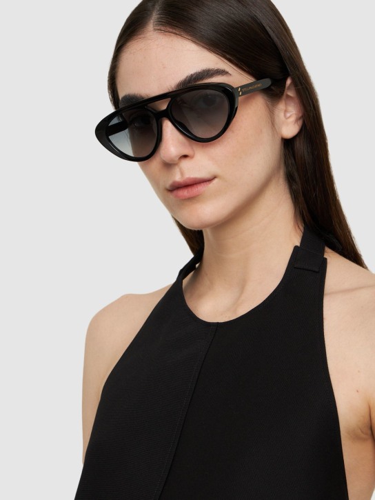 Stella McCartney: Falabella Pins pilot acetate sunglasses - women_1 | Luisa Via Roma
