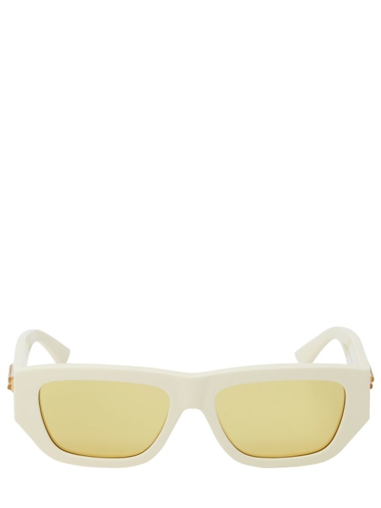 Bottega Veneta: BV1252S acetate sunglasses - Ivory/Yellow - men_0 | Luisa Via Roma