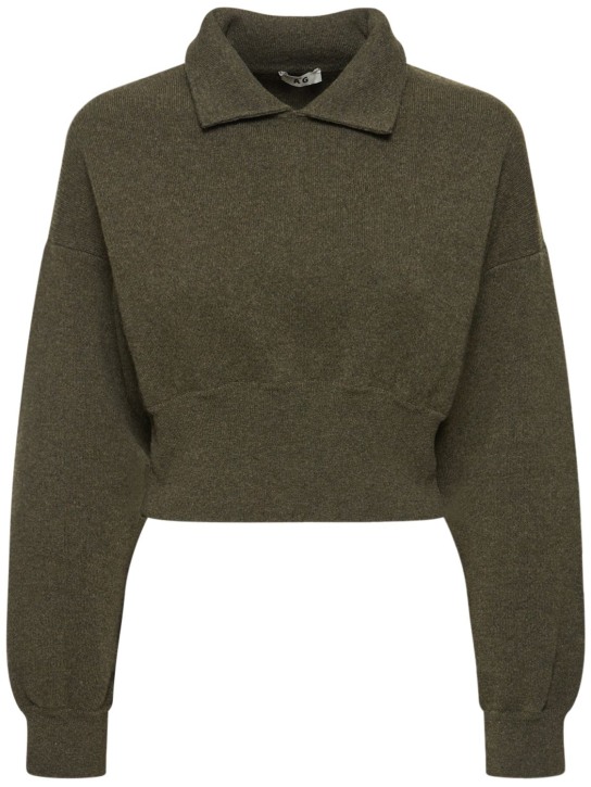 Annagreta: Suéter de lana - Verde Loden - women_0 | Luisa Via Roma