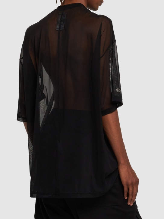 Rick Owens: T-Shirt aus Mesh „Tommy T“ - men_2 | Luisa Via Roma