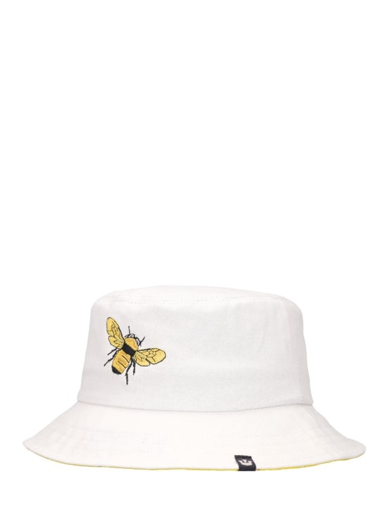 Goorin Bros: Bucktown Queen Bee bucket hat - Beyaz - men_1 | Luisa Via Roma