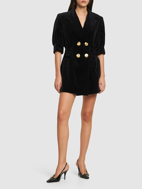 Blazé Milano: Jealousy Anyway コットンベルベットミニドレス - women_1 | Luisa Via Roma